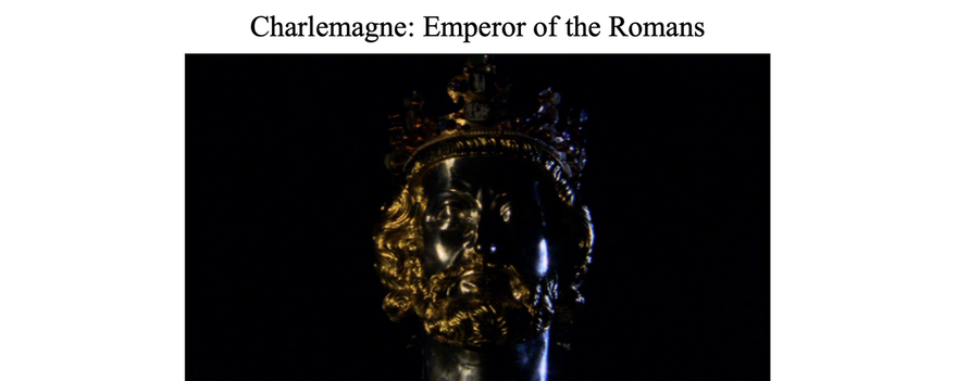 Crowed Holy Roman Emperor in 800 AD by Pope Leo III, Charlemagne, king of the Germanic tribe of the Franks, was made defender of Christianity.