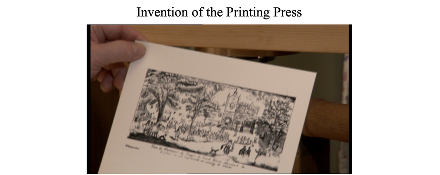 The printing press invented less than a hundred years before quickened the spread of knowledge and literacy in Europe.  Information pamphlets disseminated directly to the masses made it difficult for the Church to stop what it regarded as heretical ideas, thus facilitating the progress of the Protestant Reformation.